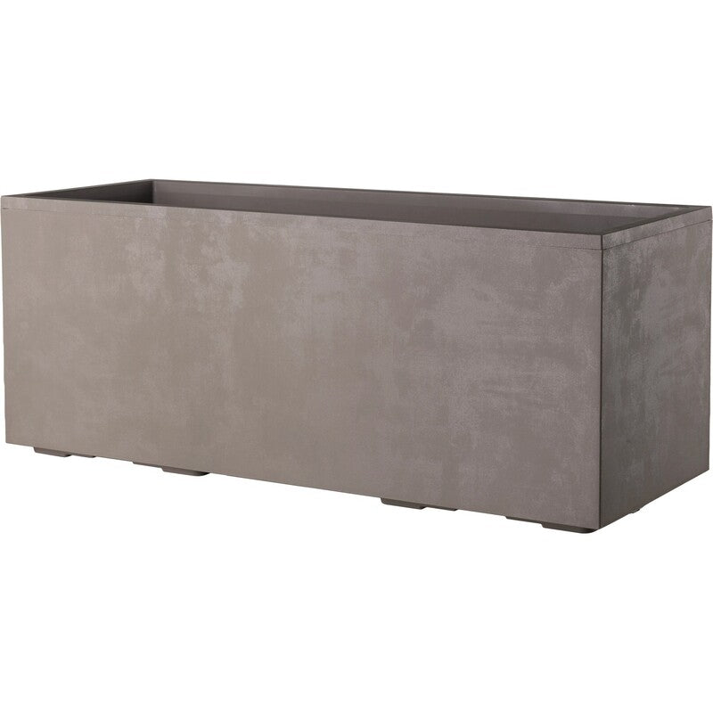 Deroma Pflanzkasten Hochbeet Millennium 39x99,3x37,6cm Sandstone mit 8 Rädern - 0191942106476