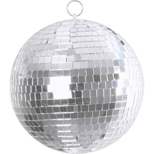 B-Ware Eurolite Spiegelkugel Discokugel 20cm Silberglänzend Kunststoffkern Spiegelkugel