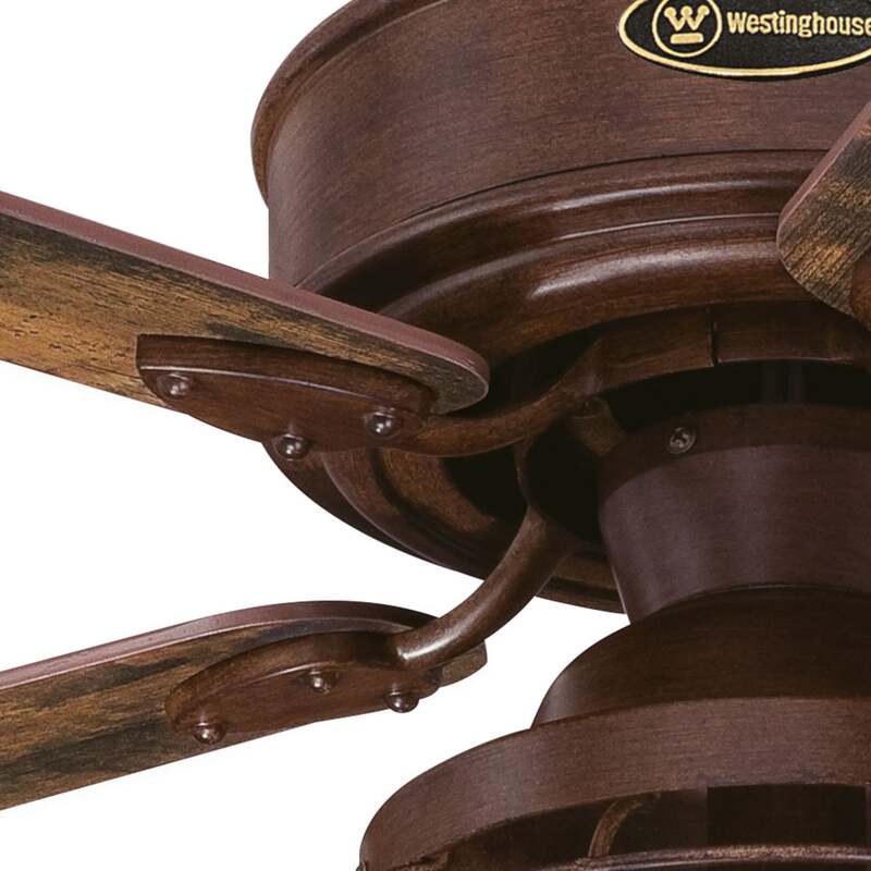 Westinghouse Deckenventilator Barnett Holz Ventilator mit Fernbedienung 122 cm - 4895105612076