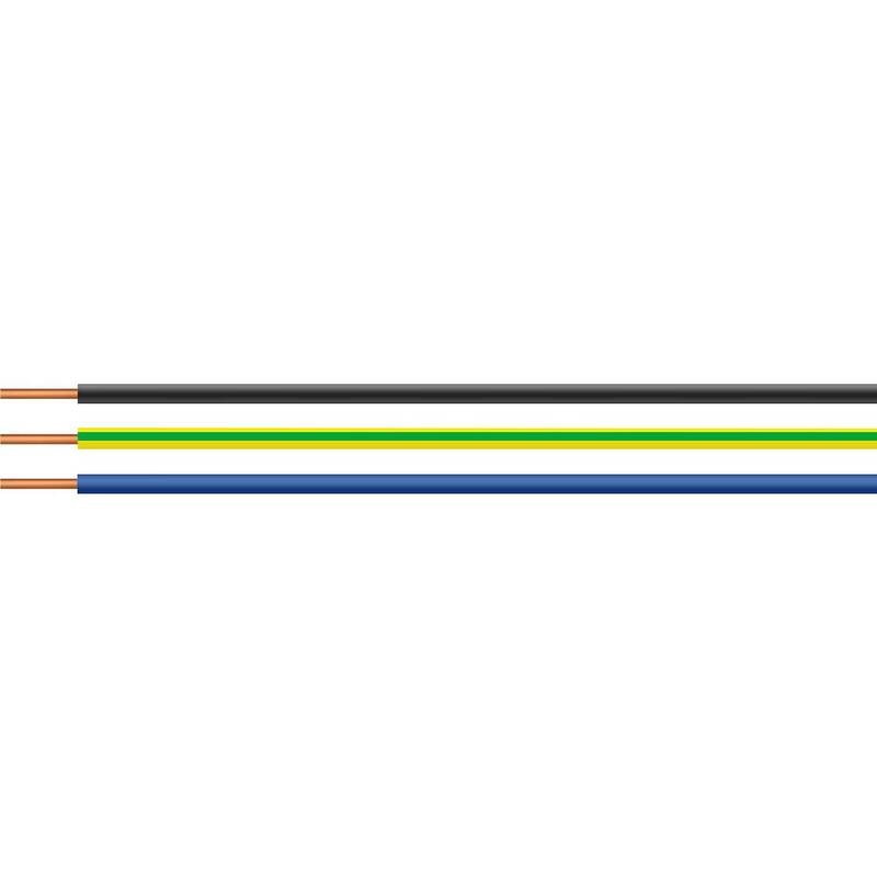 Helukabel 28779-100 Einzelader Leitung H05V-U Kabel 1 x 1 mm² Blau 100 m - 4060892201486