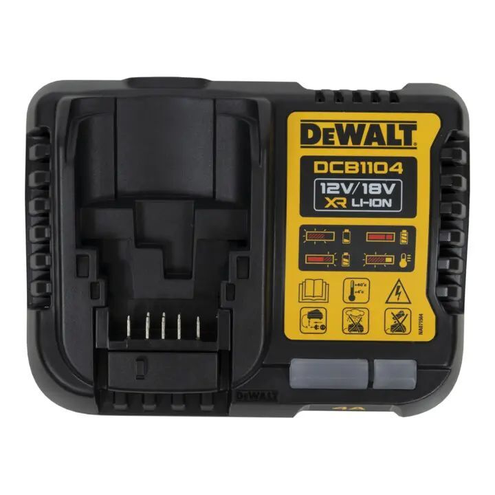 DEWALT Akku-Kit Set Werkzeug Akku Werkzeugset 2x 18V 5Ah plus DCB1104 - 5035048790045