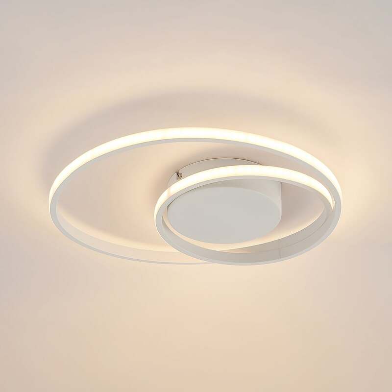 Lindby Deckenleuchte Emisua LED Lampe dimmbar CCT 2700K bis 5000K weiß Ø39cm - 4251911705720