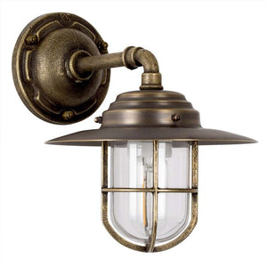 B-Ware K.S. Verlichting Außenwandleuchte Tours Gartenleuchte Lampe bronze IP44 1x60W