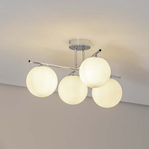 B-Ware Domiluce Aurora Deckenleuchte Lampe chrom Glas E14 Ø50cm Metall SIEHE TEXT/FOTO
