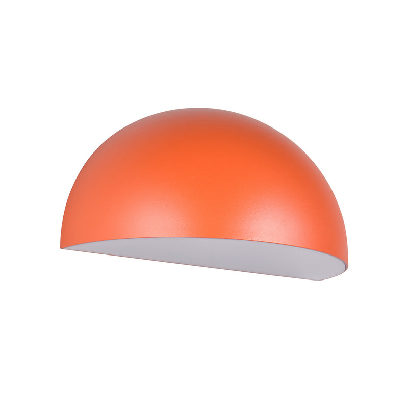 Außenwandleuchte Wandlampe trio lighting Maas apricot Aluminium-Druckguss E27 - 4017807648515