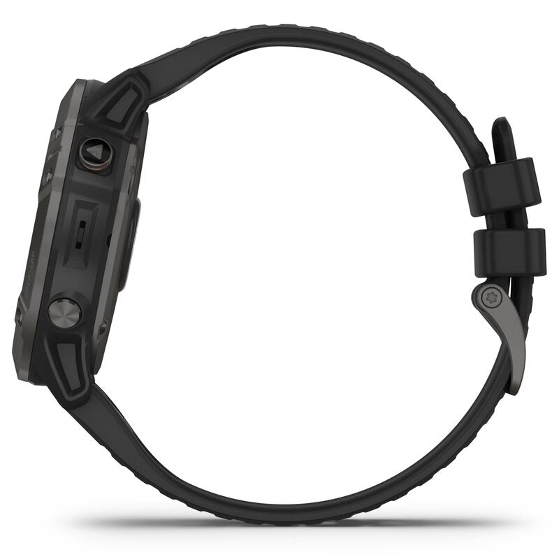 Garmin Fenix 6X Pro Solar Titanium Multisport GPS Uhr Smartwatch schwarz Onesize - 0753759232641