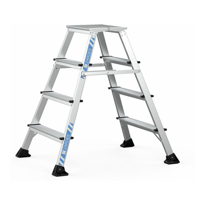 Zarges Arbeitspodest XLstep P 2x4 Stufen stabil und beidseitig begehbar 150kg - 4003866401031