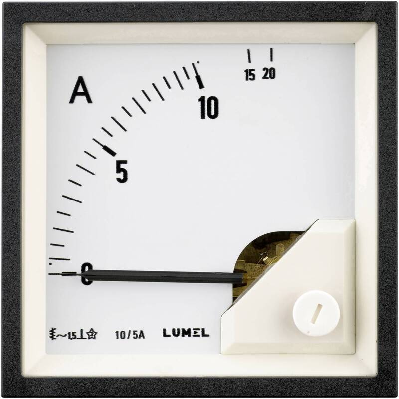 Lumel Einbaumessgerät Messgerät Voltmeter Dreheisen Analog 72x72 mm EA17 500V - 5901769413184