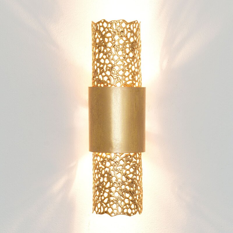 Holländer Wandleuchte Palazzo Wandlampe Wandlicht Deko-Flurleuchte Lampe gold - 4250151340487