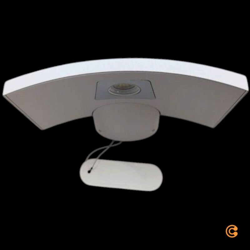 Designer Wandleuchte Microsurf LED Lampe Neil Poulton Aluminium weiß 20W 3000K - 8052993011732