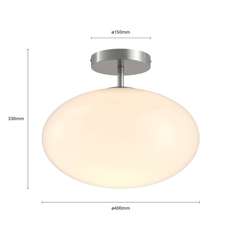 Lindby Sonika Deckenlampe Deckenlampe Lampe Wohnzimmerlampe Leuchte E27 nickel - 4251096581713