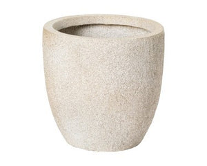 B-Ware Pflanztopf Beige 45,5cm x 45,5cm x 45cm Pflanzgefäß für Innen und Außenbereich