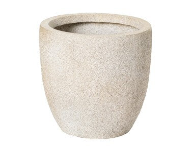 Pflanztopf Beige 45,5cm x 45,5cm x 45cm Pflanzgefäß für Innen und Außenbereich - 4007876544559