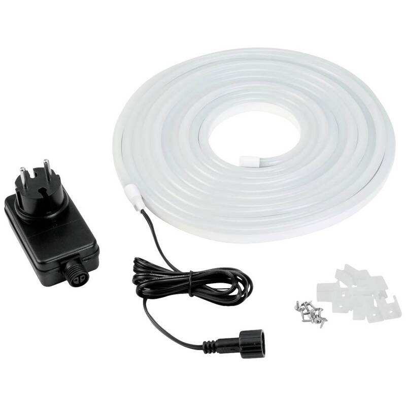 Eurolite Lichtschlauch LED Neon Flex 5m Warmweiß Innenbeleuchtung IP44 600 LEDs - 4026397705157