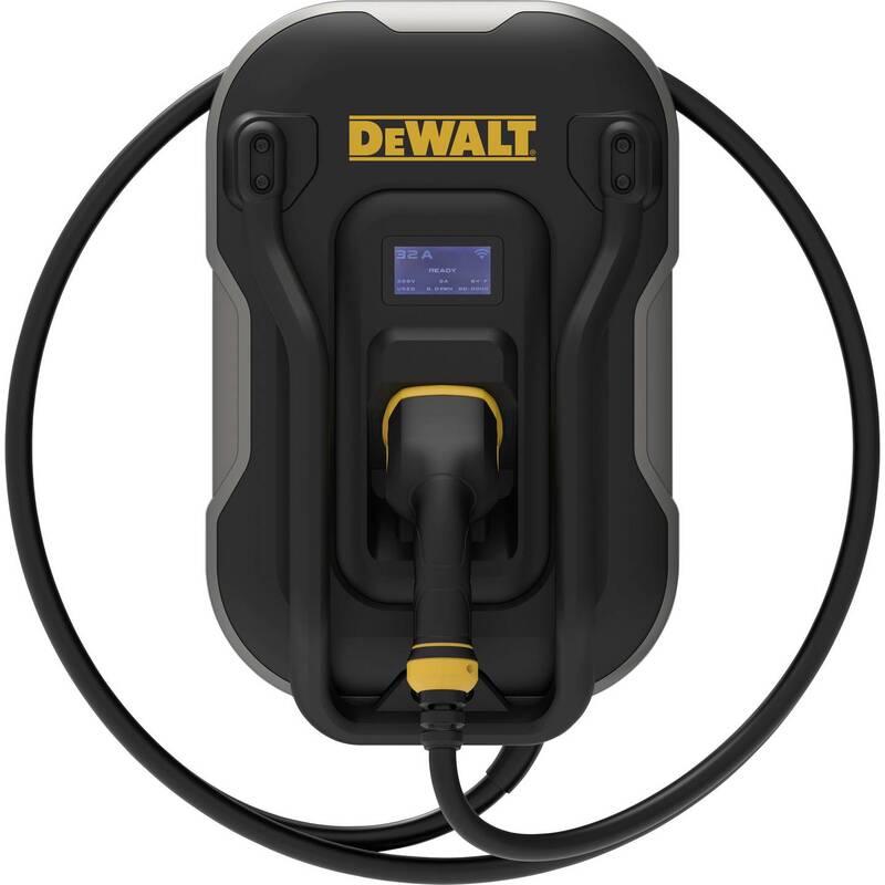 DeWalt Wallbox Typ 2 Mode 3 32A 22kW RFID App Elektrofahrzeug Ladegerät IP65 - 4064161478043
