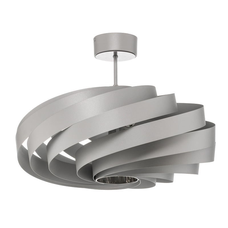 Euluna Deckenleuchte Vento aluminiumfarben Ø 60 cm Metall Deckenlampe Lampe Spot - 4251911799880