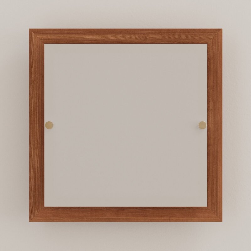 Envostar Kerio Deckenlampe 30x30cm Kiefer rustikal dimmbar E27 15W - 4251911791259