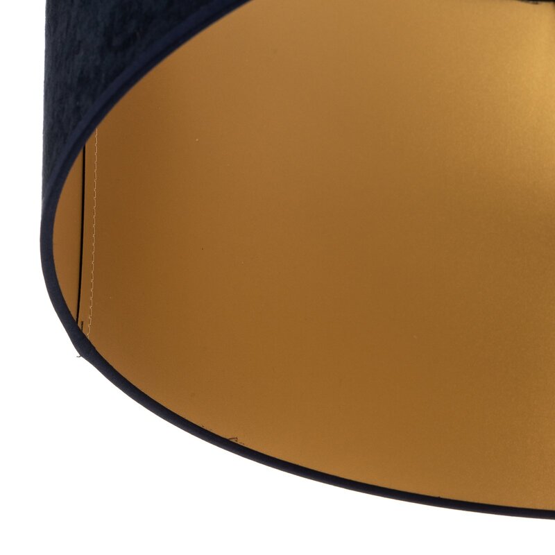 Duolla Golden Roller Deckenlampe Pendelleuchte Lampe dunkelblau gold E27 Licht - 5903689183703