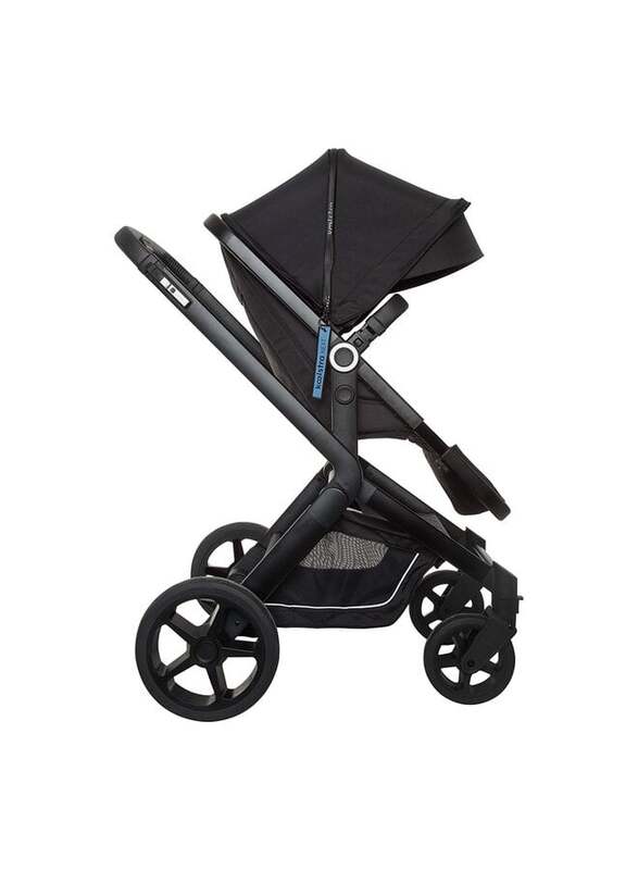 Koelstra Komplettset Kinderwagen Buggy Schwarz Babywagen groß Tragewanne - 8719558000715