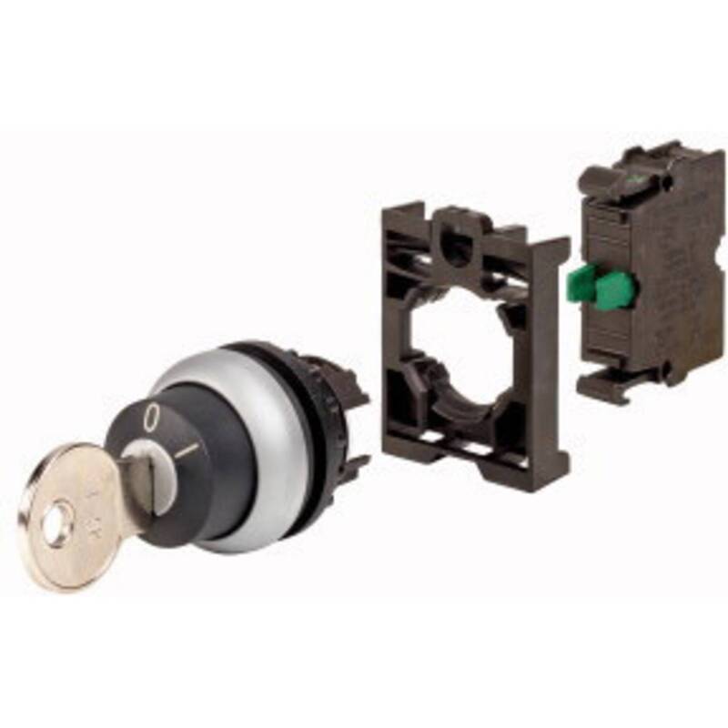 Eaton Schlüsselschalter M22-WRS-K10-BVP Kunststoff Frontring schwarz IP66 1 St. - 4015081104468
