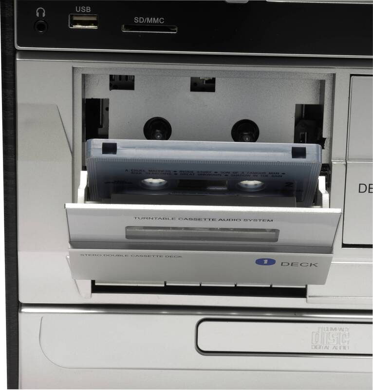 Denver MRD-166 Stereoanlage DAB+ Plattenspieler SD UKW USB Aufnahmefunktion - 5706751051906