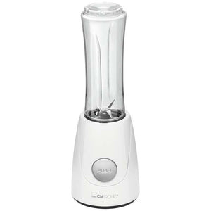 B-Ware Clatronic Smoothie-Maker SM 3593 250 W Edelstahlmesser Trinkbecher Weiß