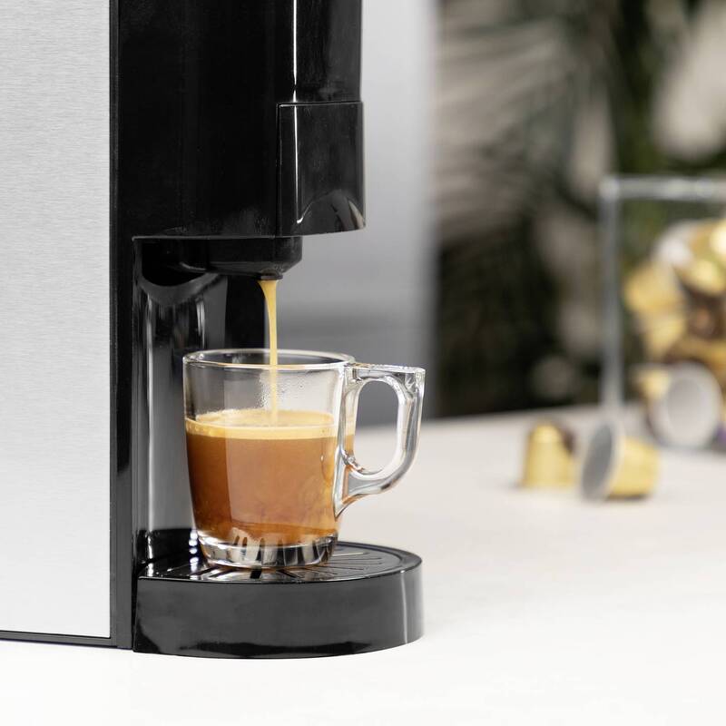 Princess Kapselmaschine Kaffeemaschine E.S.E. Pad kompatibel Schwarz Silber 0,8l - 8713016109262