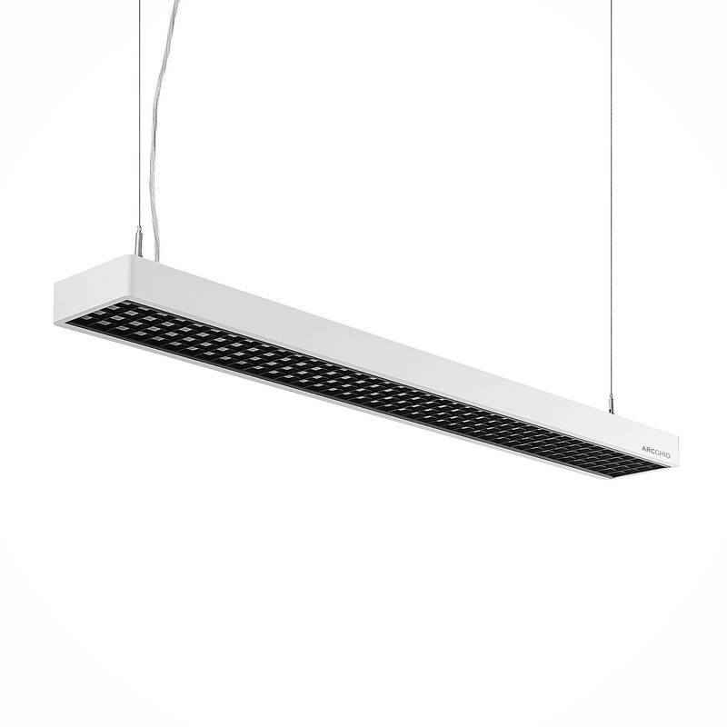 Arcchio Hängeleuchte Susi LED Pendelleuchte dimmbar weiß 120cm 4000K DALI 7110lm - 4251096594775