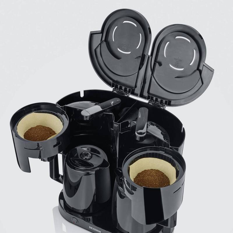 Severin Kaffeemaschine Filterkaffeemaschine 2000W Isolierkanne schwarz 16 Tassen - 4008146041525