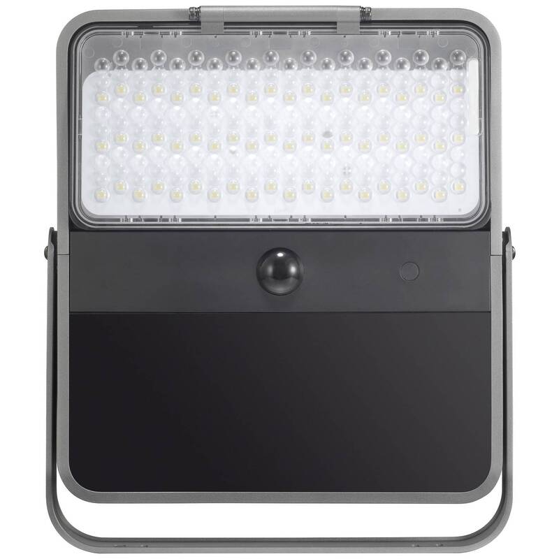Sygonix Solar-Außenwandleuchte Wandleuchte Wandlampe LED 30W Neutralweiß Schwarz - 4064161238548