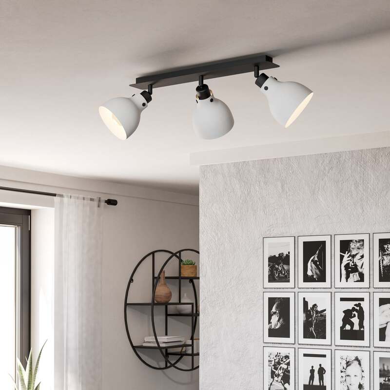 Eglo Deckenstrahler Matlock LED Strahler 3-flg dimmbar grau schwarz 74cm - 9002759438296