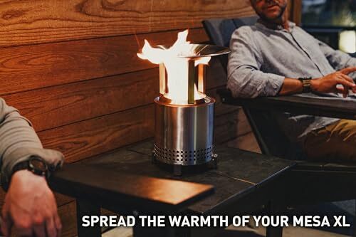 Solo Stove Mesa XL Wärmeverteiler Edelstahl Wärmeabstrahler mit 3 Füßen 15,3cm - 0850046336959
