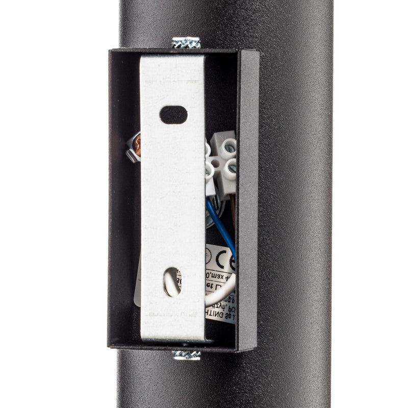 Wandleuchte Tube up/down schwarz LED Wandlampe dimmbar Stahl 30cm 2x40W IP20 - 5903282730182
