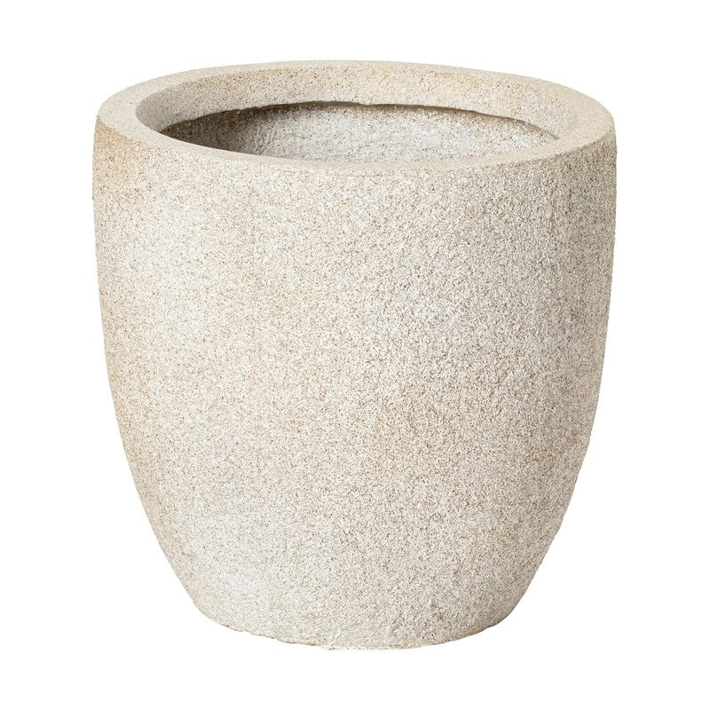 Pflanztopf Beige 45,5cm x 45,5cm x 45cm Pflanzgefäß für Innen und Außenbereich - 4007876544559