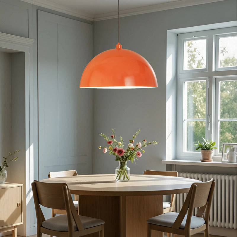 Opviq Hängeleuchte Pendelleuchte Lampe orange Metall Kure Ø 60cm E27 LED Leuchte - 8684283485680