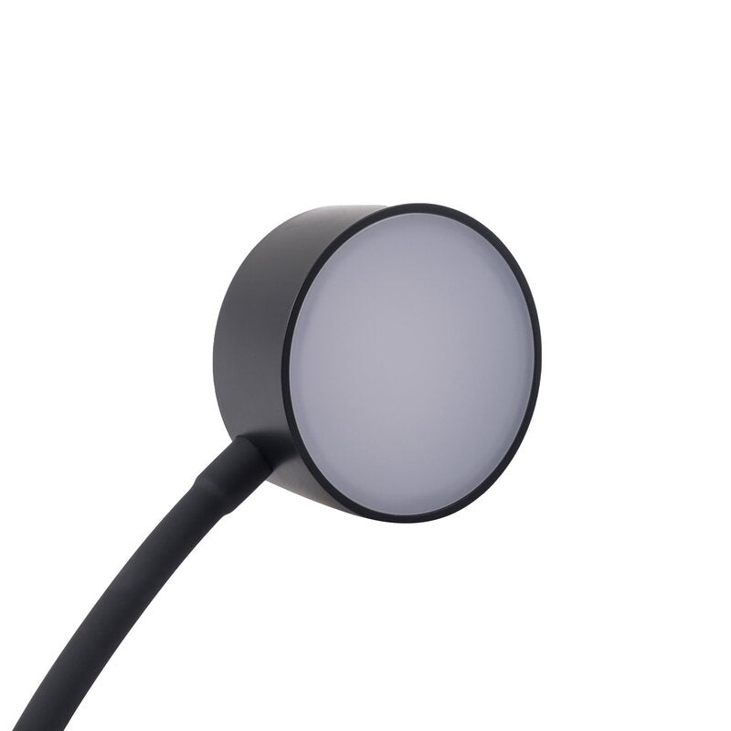 Lindby Tischleuchte Tischlampe LED Maori Schwarz Metall dimmbar flexibel USB - 4251911774368