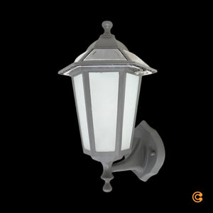 B-Ware Lampenwelt Außenleuchte Wandleuchte Solar LED Kristin Schwarz Garten 40 cm IP44