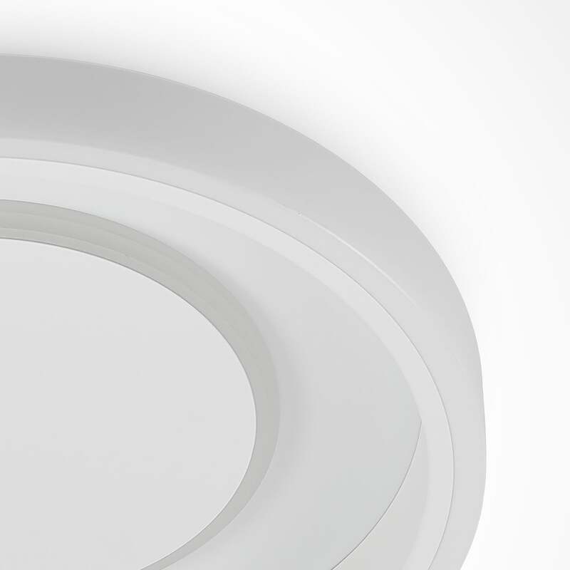 Lindby Deckenleuchte Wikani LED Lampe dimmbar RGB CCT weiß Ø 49 cm Fernbedienung - 4251096599374