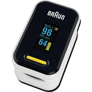 B-Ware Braun YK-81CEU Fingerdrucksensor Blutsauerstoff Messgerät Fingerpulsoximeter