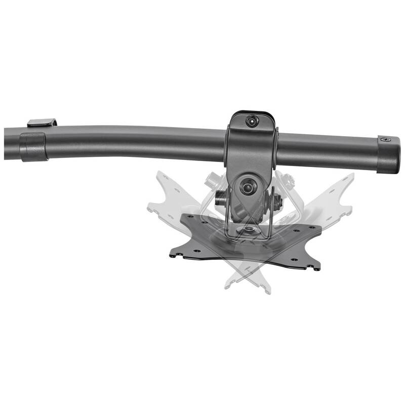 SPEAKA Monitor Wandhalterung SPTVM512 Doppelhalterung PROFESSIONAL schwarz Stahl - 4064161214832