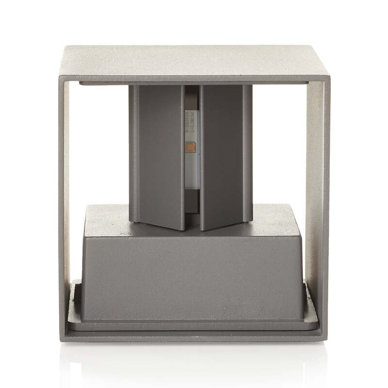 Orion Außenwandleuchte LED Cube anthrazit Gartenleuchte Wandleuchte 10x10cm IP54 - 9003090253630