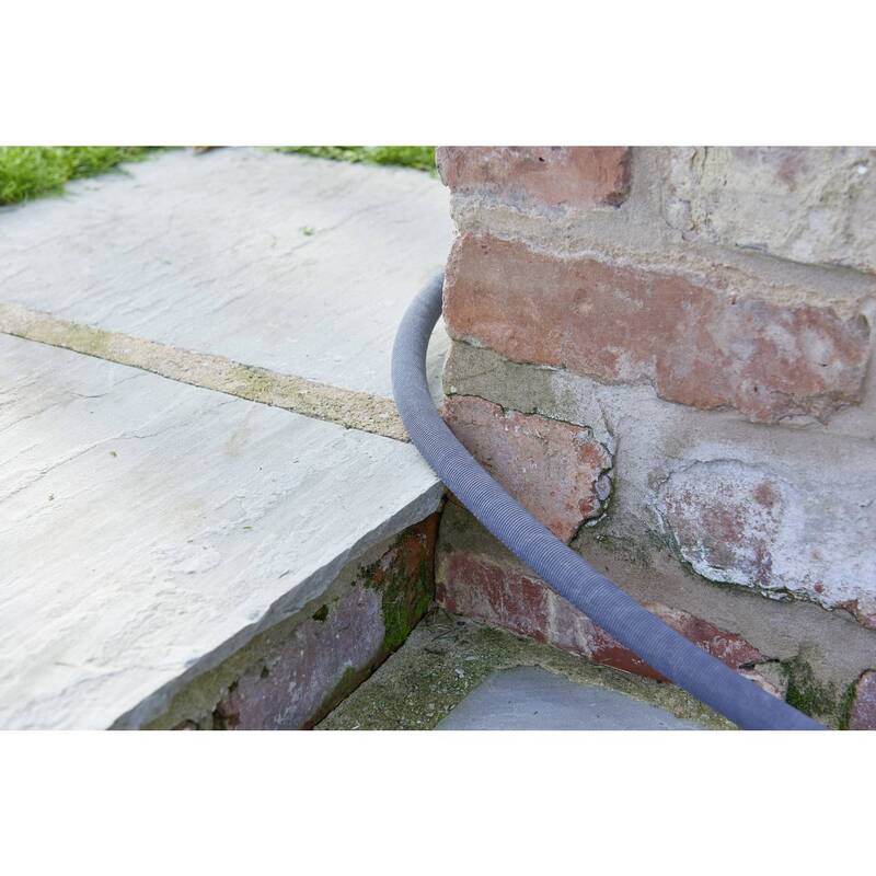 Hozelock Gartenschlauch Tuffhoze 25m flexibel UV-beständig grau 1 Stück - 5010646061056