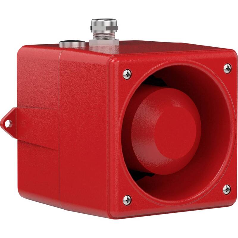 Schallgeber Schallgeber Signalgeber 24VDC 31 Töne Rot Metall 110dB IP67 - 4061131143406