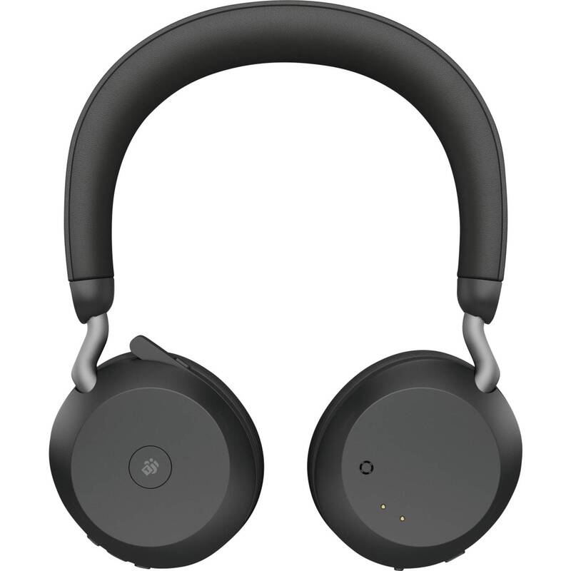 Jabra Evolve2 75 On Ear Headset Bluetooth Telefon schwarz 24h Gesprächszeit - 5706991024340
