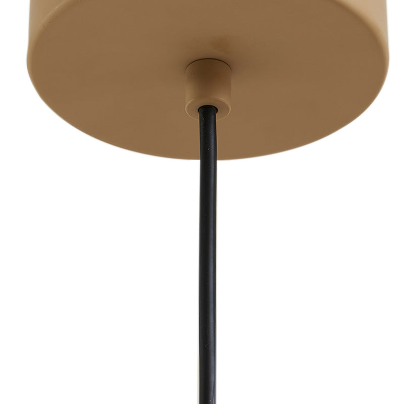 Lucande Pendelleuchte Hängeleuchte LED Livie Aluminium beige weiß matt 50 cm - 4251911794786