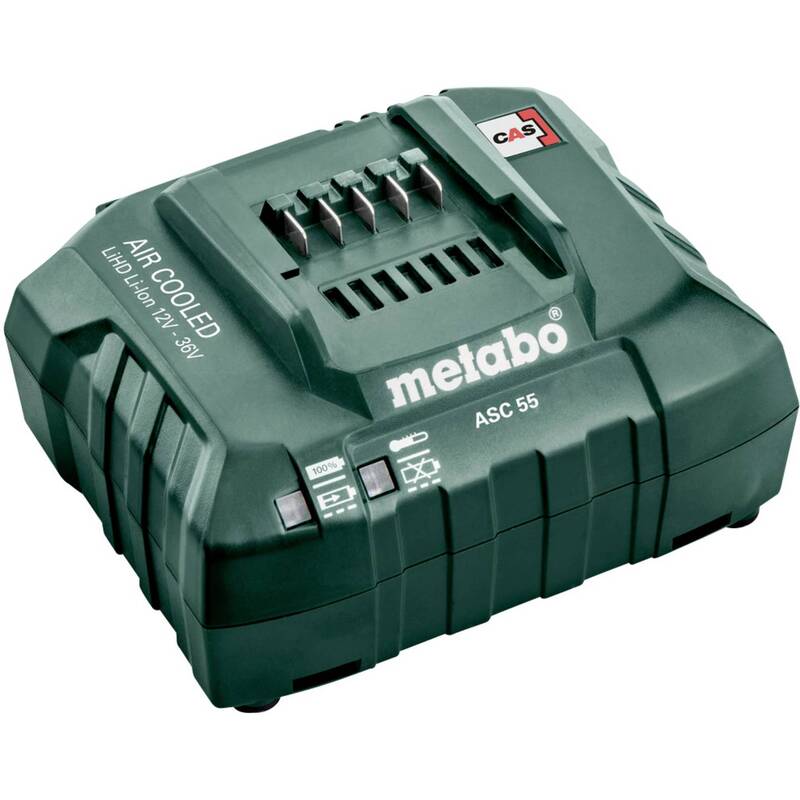Metabo Akkupack-Ladegerät ASC 55 AIR COOLED für Schiebesitz-Akkupacks 12-36V - 4007430215833
