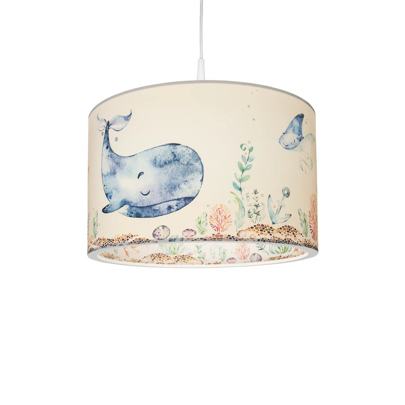 Elobra Hängeleuchte 25/40 Meerestiere Ø 38 cm bunt Kunststoff SIEHE TEXT/FOTO - 4019698140666