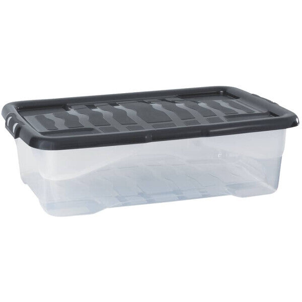 STRATA Aufbewahrungsbox Kiste Box 30L Kunststoff Dokumentenaufbewahrung - 5021711059090