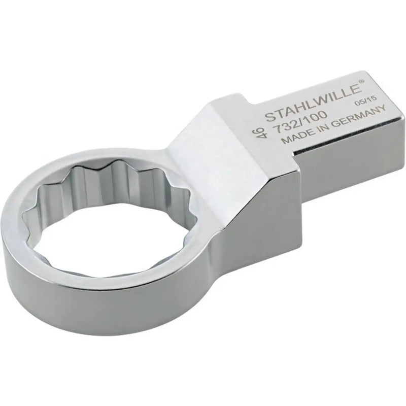 Stahlwille Einsteckringschlüssel Werkzeug Ringschlüssel 120x43x32mm 617g UKCA - 4018754238774