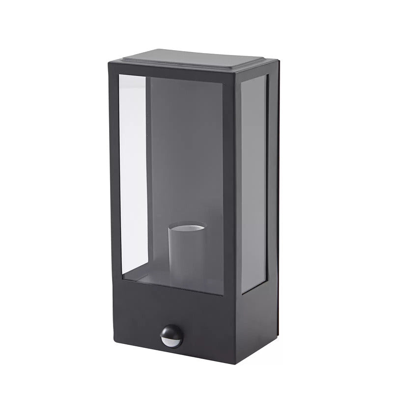Lindby Außenwandleuchte Ilana LED Gartenlampe mit Bewegungsmelder schwarz IP44 - 4251911772746